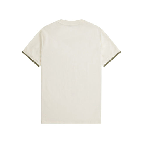 Fred Perry T-shirt T-shirt Uomo girocollo Tipped Cuff S P25 - FRED PERRYM4654 - 760 - S - Francavilla Moda